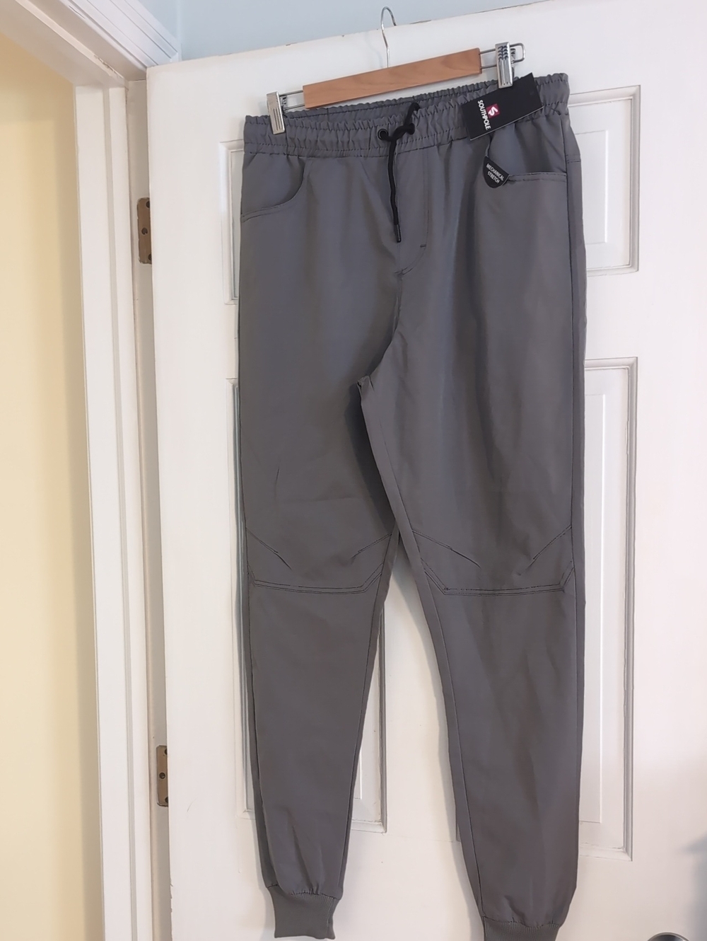 South Pole Gray Men's Elastic-Waist Jogger Pants